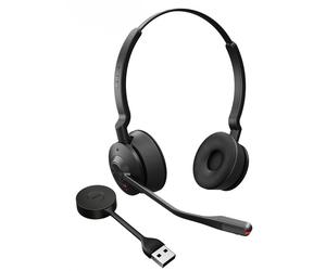 Jabra Engage 55 SE - DECT, USB-C - Auriculares duales inalámbricos certificados para plataformas UC | sin soporte de carga