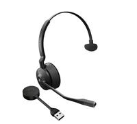 Jabra Engage 55 SE (segunda edición) Auriculares inalámbricos de una sola oreja con adaptador Link 400 USB-A DECT - Micrófono con cancelación de ruido, amplio rango - Certificado MS Teams, funciona