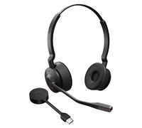 Jabra Engage 55 SE Stereo Link400c UC Auriculares Diadema Binaural Inalámbrico Oficina Negros