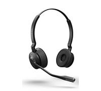 Jabra Engage 55 UC Stereo USB-A BK | mit Bajisstation, Niedriger Energieverbr