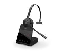 Jabra Engage 65 On-Ear DECT - Auricular inalámbrico monoaural Certificado para Skype para Empresas - para teléfonos de Escritorio y softphones - Negro - Versión para la UE