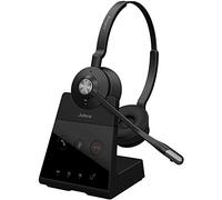 Jabra Engage 65 On-Ear, Monoaural Inalámbrico, Auriculares DECT de Potencia Media con cancelación de Ruido Avanzada y conectividad Dual para teléfono de Escritorio y PC (softphone) - Negro - (versión