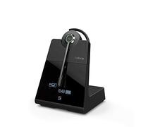 Jabra Engage 75 Convertible On-Ear DECT - Auriculares inalámbricos certificados para Skype para Empresas - para teléfonos de Escritorio y softphones - Negro - Versión para la UE