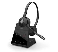 Jabra Engage 75 On-Ear DECT - Auriculares inalámbricos certificados para Skype para Empresas - para teléfonos de Escritorio y softphones - Negro - Versión para la UE