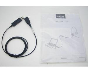 Jabra Enlace 230 Cable USB 230-09 Nuevo en Bolsa para Gn Netcom Qd con Cascos PC