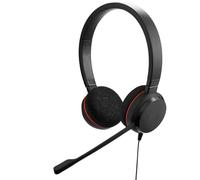 Jabra Evolve 20 - Auriculares con Cable (edición 2025) - Auriculares con Cable de Doble Oreja para Oficina y Trabajo Desde casa - Control de Llamadas - Todas Las Plataformas - Conectividad USB-C/A