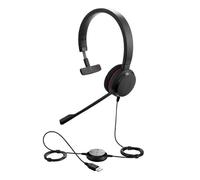 Jabra Evolve 20 UC Mono Auriculares Alámbrico Diadema Oficina/Centro de llamadas USB tipo A Negro