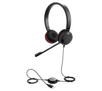 Jabra Evolve 20 Auriculares Alámbrico Diadema Oficina/Centro de llamadas USB tipo A Bluetooth Negro