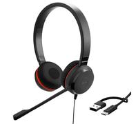 Jabra Evolve 20SE MS Stereo Headset with USB-C to A Adaptor