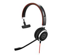 Jabra Evolve 40 MS Mono Auriculares Alámbrico Diadema Oficina/Centro de llamadas Negro