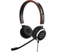 Jabra Evolve 40 UC Stereo Auriculares USB para Oficina Negros