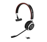Jabra Evolve 65 SE - Auriculares inalámbricos mono - Auriculares Bluetooth con micrófono con cancelación de ruido MS Teams