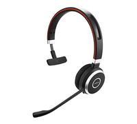 Jabra Evolve 65 UC, Auricular Inalámbrico Monoaural Optimizado para Comunicaciones Unificadas con Batería de Larga Duración, Adaptador Bluetooth USB, Negro