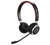 Jabra Evolve 65 UC - Auriculares inalámbricos Bluetooth para PC, portátil, smartphone, softphone y tablet estándar UC/estéreo NA, color negro