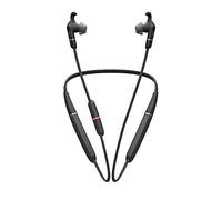 Jabra Evolve 65e - Auriculares inalámbricos con Banda para el Cuello, Link 370, optimizado por MS, Auriculares Bluetooth con hasta 13 Horas de duración de la batería, Sonido Superior para Llamadas y