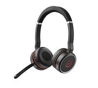 Jabra Evolve 75 SE Auriculares Inalámbricos Estéreo Bluetooth - Micrófono con Supresor de Ruido y Cancelación Activa de Ruidos (ANC) - Certificado para Google Meet y Zoom