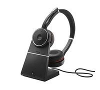 Jabra GN Jabra Evolve 75 MS Duo SE-Con base de carga Auricular inalámbrico Jabra optimizado para Microsoft Teams con cancelación de ruido activa superior y