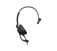 Jabra Evolve2 30 - Auriculares Monoaurales con Cancelación de Ruido y Tecnología de Llamada de 2 Micrófonos - Certificados para Microsoft Teams - Cable USB-C - Negro