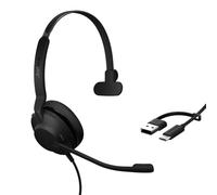 Jabra Evolve2 30 SE - USB-A/USB-C - Auriculares Mono con Cable Certificado para Microsoft Teams