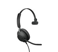 Jabra - Evolve2 40 Auriculares Alámbrico Diadema Oficina/Centro de llamadas USB Tipo C Negro