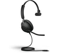 Jabra Evolve2 40 - Auriculares mono con cable y USB-C para UC