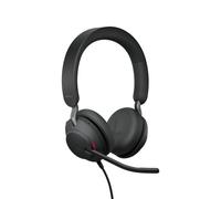 Jabra Evolve2 40, UC Stereo Auriculares Alámbrico Diadema Oficina/Centro de llamadas USB Tipo C Bluetooth Negro