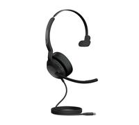 Jabra Evolve2 50 auricular Bluetooth mono 4 micrófonos, conexión USB-C, certificado MS Teams, cancelación activa de ruido