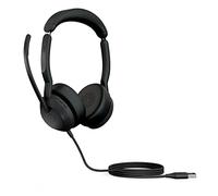 Jabra Evolve2 50 Auriculares Estéreo con Cable y Micrófono, Negro | Tecnología Air Comfort, Micrófonos con Cancelación de Ruido, Cancelación Activa de Ruido, Compatible con Plataformas UC