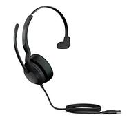 Jabra Evolve2 50 Auriculares Mono con Cable con tecnología Air Comfort, micrófonos con cancelación de Ruido y cancelación Activa de Ruido, Funciona con Todas Las Plataformas UC líderes como Zoom