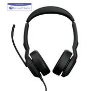 Jabra Evolve2 50 Link380c MS Stereo - Auriculares estéreo con cable y USB-C certificados para Microsoft Teams