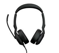 Jabra Evolve2 50 - Auriculares estéreo con Cable con tecnología Air Comfort, micrófonos con cancelación de Ruido y cancelación Activa de Ruido, Funciona con Todas Las Plataformas UC líderes como