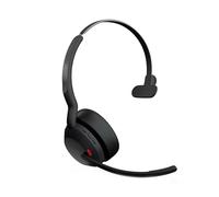 Jabra Evolve2 55 Auricular Monoaural Inalámbrico con Tecnología Jabra Air Comfort, Micrófonos con Cancelación de Ruido y ANC, para Plataformas UC como Zoom y Google Meet, Negro