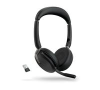 Jabra Evolve2 65 Flex Auriculares Inalámbrico y alámbrico Diadema Oficina/Centro de llamadas Bluetooth Negro