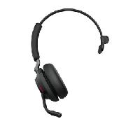 Jabra Evolve2 65, MS Mono Auriculares Diadema USB tipo A Bluetooth Negro