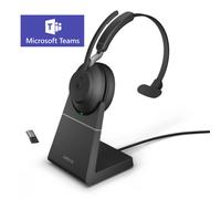 Jabra Evolve2 65 Mono MS (dongle USB-A) con base de carga