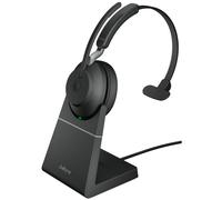 Jabra Evolve2 65 Mono USB-C UC Auriculares Inalámbricos + Base de Carga USB-A