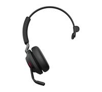 Jabra Evolve2 65, MS Mono Auriculares Inalámbrico Diadema Oficina/Centro de llamadas USB Tipo C Bluetooth Negro