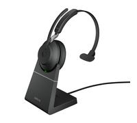 Jabra Evolve2 65, UC Mono Auriculares Inalámbrico Diadema Oficina/Centro de llamadas USB Tipo C Bluetooth Negro