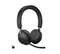Jabra Evolve2 65 Wireless PC Headset - Noise Cancelling Microsoft Teams Certifie