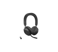 Jabra Evolve2 75 - Auriculares - intraaurales - Bluetooth - inalámbricos, con cable - cancelación activa de sonido - USB-A - aislamiento
