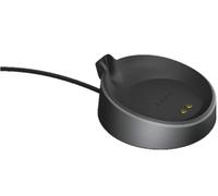 Jabra Evolve2 75 Soporte de Carga con Cable USB-A-Estación de Carga compatible con los Auriculares Estéreo Jabra Evolve2 75 (versión en negro)-Base de Carga Rápida-Negro
