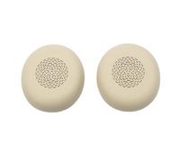 Jabra Evolve2 75 Ear Cushion-Almohadillas de Repuesto Doble Espuma para Auriculares Estéreo Jabra Evolve2 75 (versión en beige)-Almohadillas Suaves de Polipiel-Beige