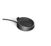 Jabra Evolve2 75 Soporte de Carga con Cable USB-A-Estación de Carga compatible con los Auriculares Estéreo Jabra Evolve2 75 (versión en negro)-Base de Carga Rápida-Negro