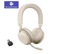 Jabra Evolve2 75 Teams Estéreo Beige Dongle USB-C