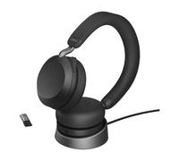 JABRA Evolve2 75 Link380a UC Stereo Stand Black