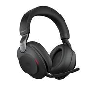 Jabra Evolve2 85 Auriculares Inalámbricos Estéreo con Cancelación de Ruido - Certificados para plataformas UC - Batería de Larga Duración - Adaptador Bluetooth USB-A - Negro