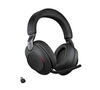 Jabra Evolve2 85 Auriculares Inalámbricos Estéreo con Soporte de Carga - Certificados para plataformas UC - Batería de Larga Duración - Adaptador Bluetooth USB-C - Negro