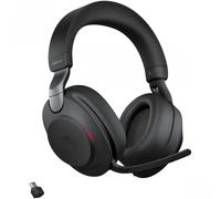Jabra Evolve2 85 Auriculares estéreo USB-C UC con base de carga, negro