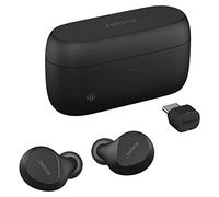 Jabra Evolve2 Buds, Auriculares Bluetooth Intraaurales Inalámbricos, Cancelación Activa de Ruido y Tecnología MultiSensor con 4 Micrófonos, Certificados para MS Teams, Negro