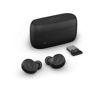 Jabra Evolve2 True Wireless Earbuds - Earbuds In-Ear Bluetooth con cancelación de ruido activa y 4-Mic MultiSensor Voice Technology - Microsoft Teams Certified, Works with All Meeting Apps - Negro